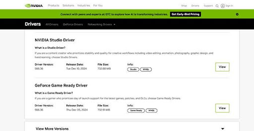 Manual Nvidia Driver Update - Step 2