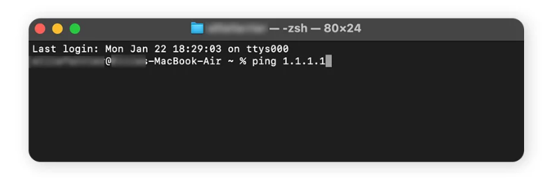 How To Test Packet Loss On Mac Step-2