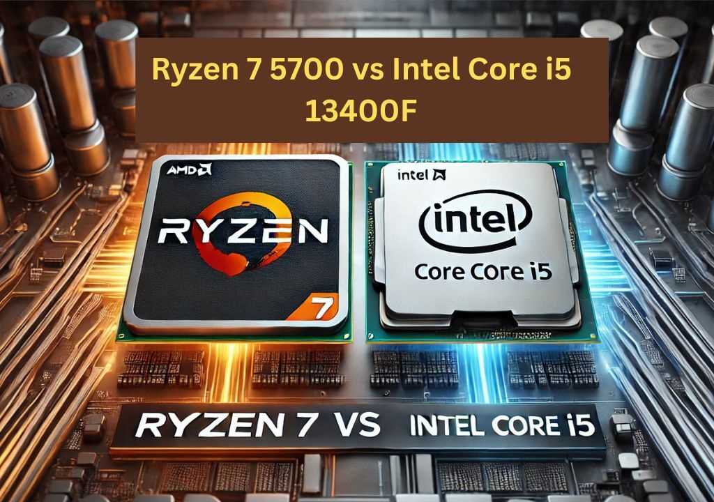 AMD Ryzen 7 5700 VS Intel Core I5 13400F